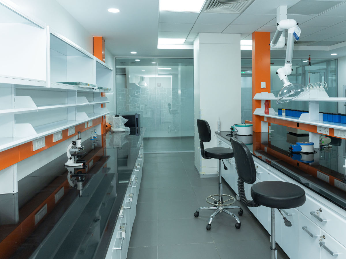 Stainless Steel Lab Furniture - Agricultural Research Institute, Varanasi Uttarpradesh - Lab Design and Build by SbyD