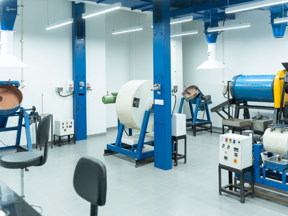 Fume Hood, Canopy Hood, pegboards, Eyewash showers - Agricultural Research Institute, Varanasi Uttarpradesh - Lab Design and Build by SbyD