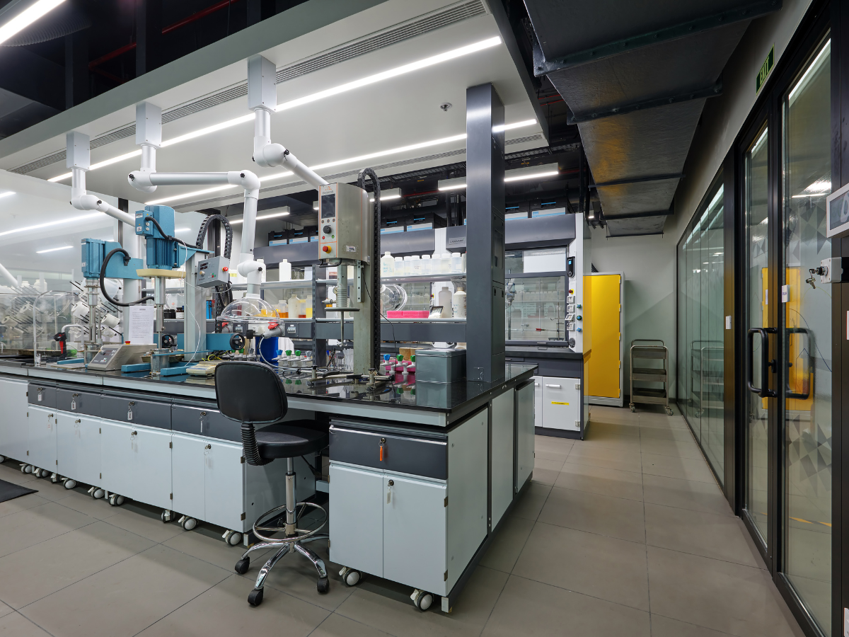 Specialty Chemicals Company, Juingar, Navi Mumbai, Maharashtra - Lab furniture and sport extractors - Turnkey Lab Design and Construction by SbyD Specialty Chemicals Company, Juingar, Navi Mumbai, Maharashtra - Lab furniture and sport extractors - Turnkey Lab Design and Construction by SbyD